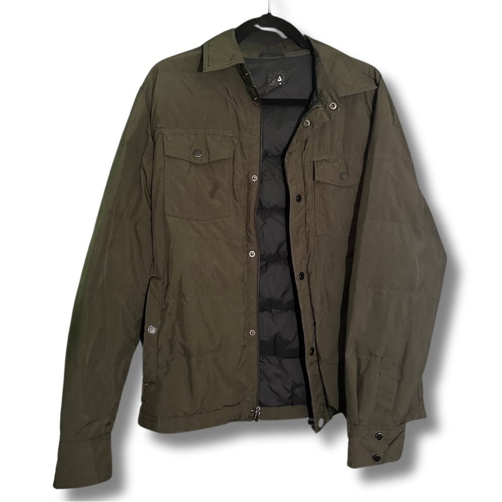 Olive Green Puff Jacket